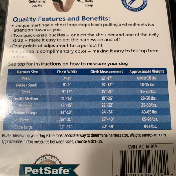 NEW in BOX: Easy Walk No Pull Harness Size: Medium - Picture 4 of 5